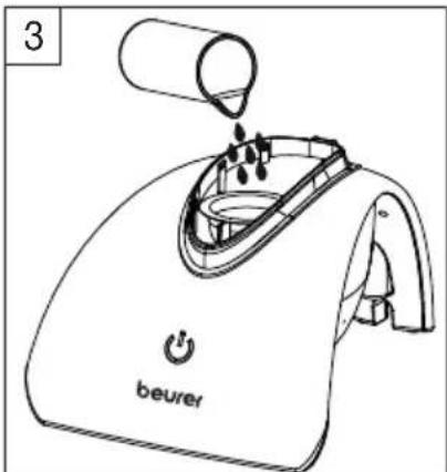 BEURER IH 40 - Remplir le récipient à médicament - 3