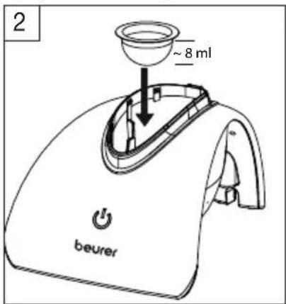 BEURER IH 40 - Заполнение резервуара для лекарства - 1