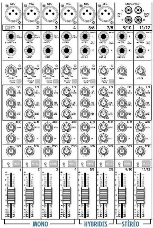 MACKIE ProFX12 - TApE OuTpuTs - 1