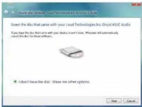 MACKIE Onyx 1620i - Installation pour Windows Vista - 2