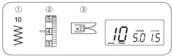JANOME J1250 - Réglage de la longueur de point - 1