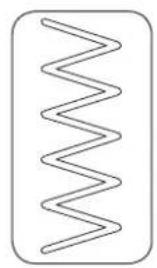 JANOME J1250 - Régler la tension du fil d'aiguille pour un point zigzag - 1