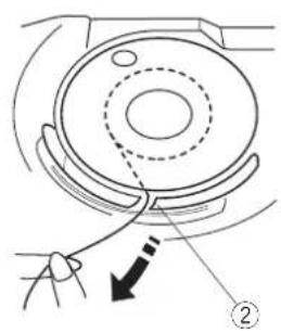 JANOME J1250 - Insertion de la canette - 1
