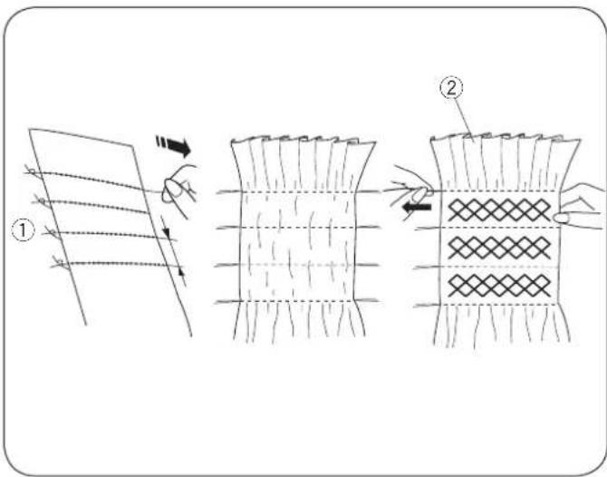 JANOME J1250 - Point de feston - 2