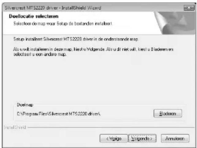 SILVERCREST MTS2220 - Software installeren - 3