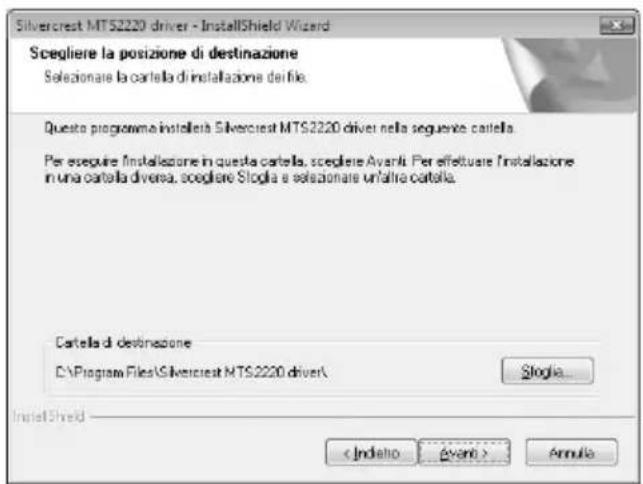 SILVERCREST MTS2220 - Installazione del software - 3