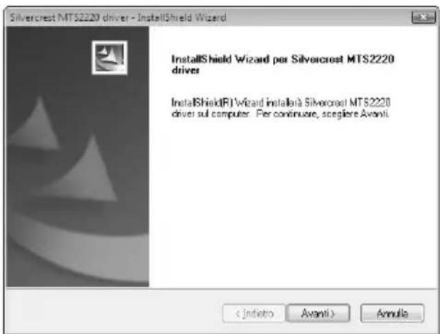 SILVERCREST MTS2220 - Installazione del software - 2