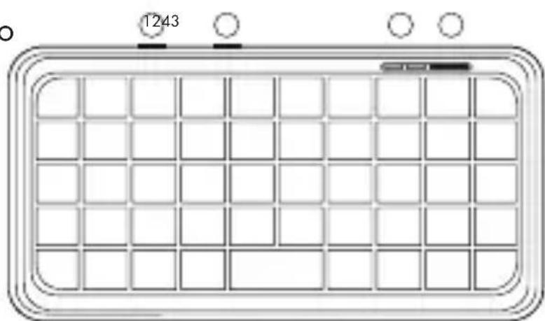 BEEWI BBK200 - Descrizione della tastiera - 1