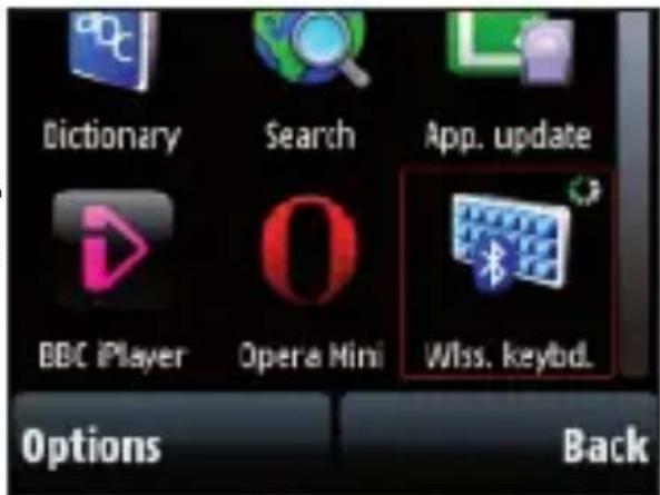 BEEWI BBK200 - Sur votre appareil symbian : - 1