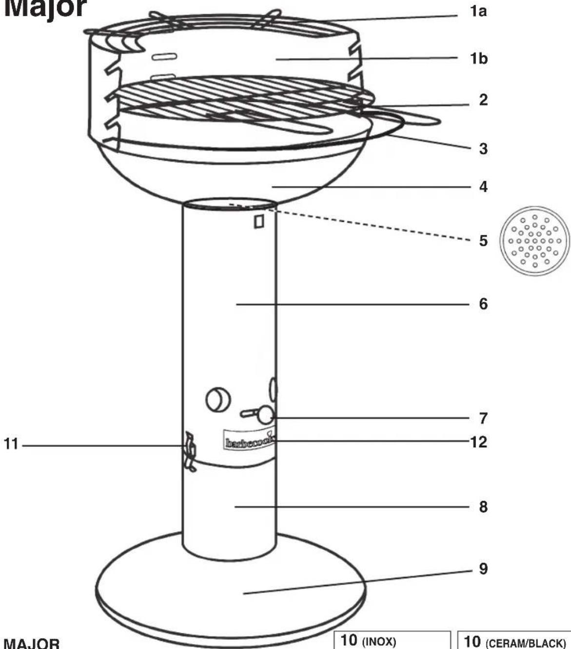 BARBECOOK Major Black Limited Edition - 10