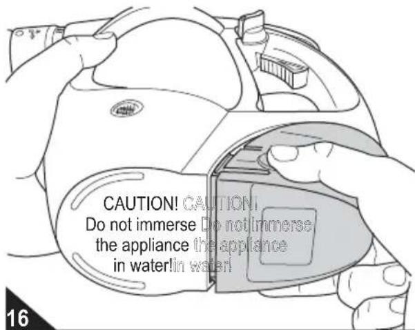 DIRT DEVIL AquaClean M317 - WARNING: - 1