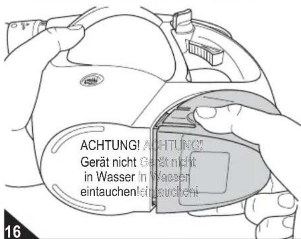 DIRT DEVIL AquaClean M317 - WARNING: - 1