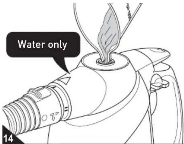 DIRT DEVIL AquaClean M317 - Preparing the appliance - 1