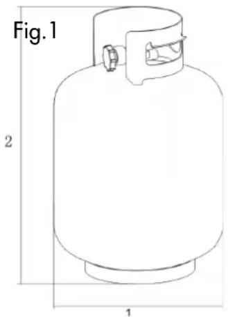 Jamie Oliver Pro 4 - GAS CYLINDER - 1
