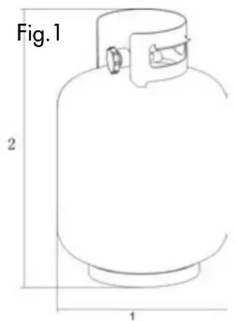 Jamie Oliver Pro 6 - GAS CYLINDER - 1
