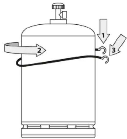 KOENIG Monarch 390 B08181 - BOUTEILLES DE GAZ - 2