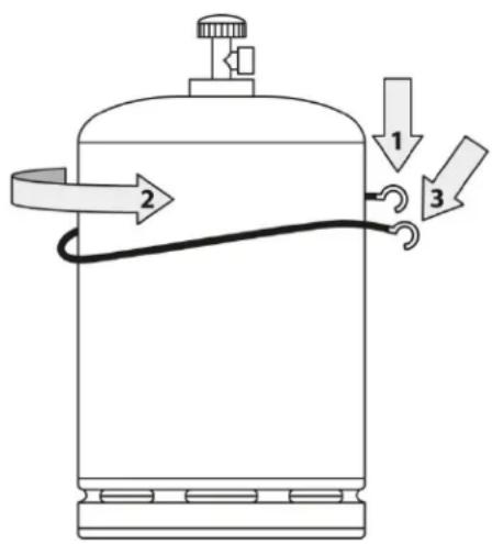 KOENIG Sovereign 90 B08173 - GASFLASCHEN - 2