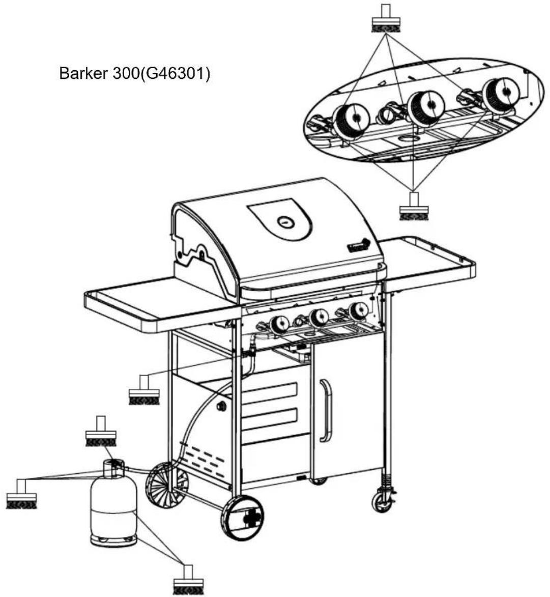 BLOOMA Barker - Scheme du test de détction des fuites - 4