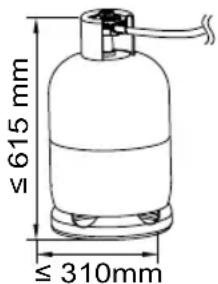 BLOOMA Barker - Montage du régulateur sur la bouteille de gaz - 1
