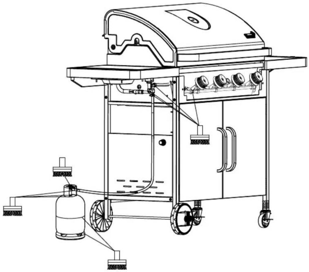 BLOOMA Barker - Scheme du test de détction des fuites - 6