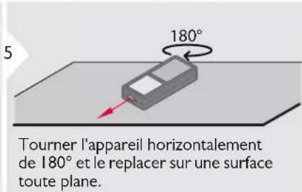 Stabila LD520 - Calibrage du capteur d'inclinaison (calibrage de l'inclinaison) - 5