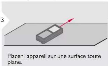 Stabila LD520 - Calibrage du capteur d'inclinaison (calibrage de l'inclinaison) - 3