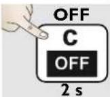 Stabila LD520 - Mise sous / hors tension Suppression Codes de message - 2