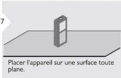 Stabila LD520 - Calibrage du capteur d'inclinaison (calibrage de l'inclinaison) - 7
