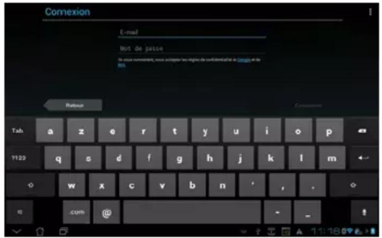 ASUS Transformer Pad TF0070 - Pour accéder au Play Store : - 2