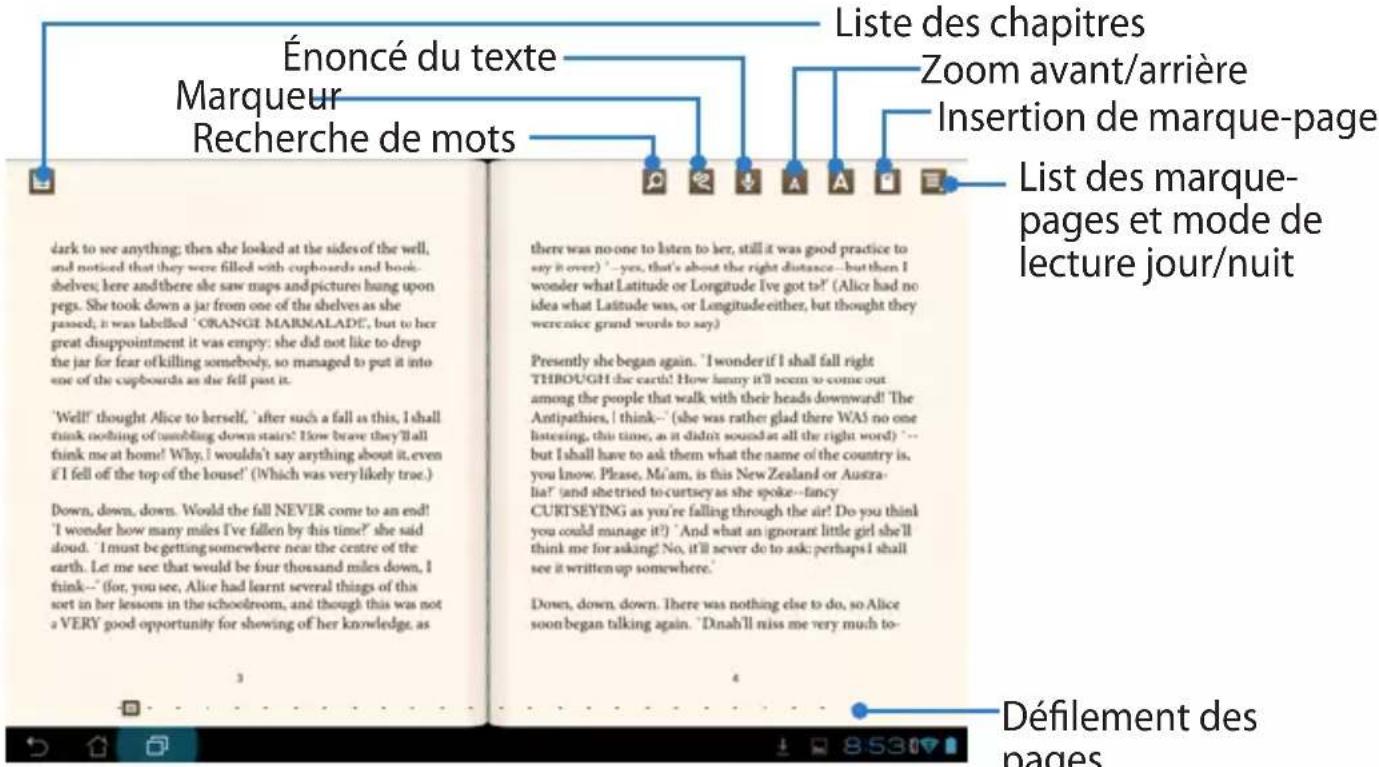 ASUS Transformer Pad TF0070 - Lire vos ebooks - 1