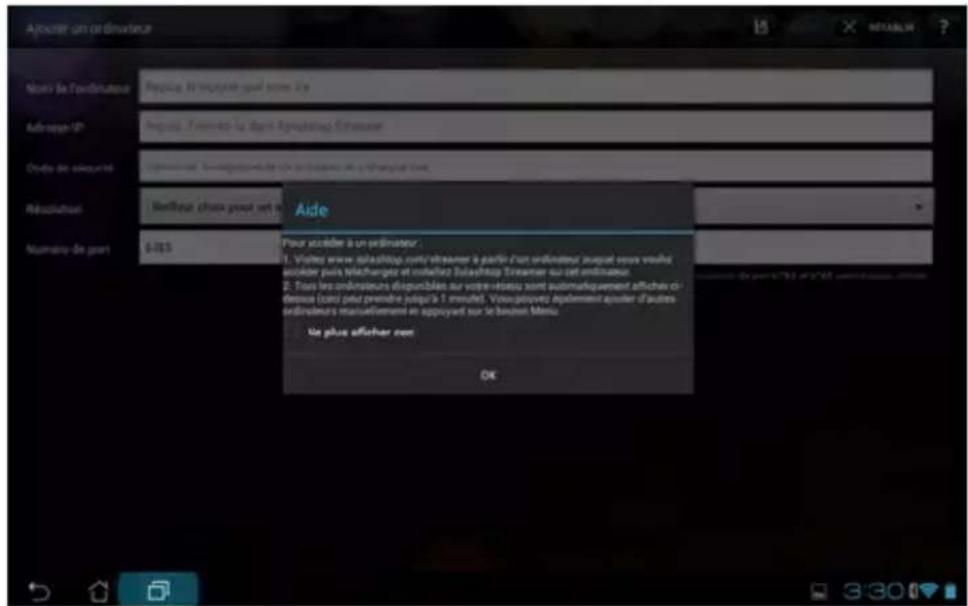 ASUS Transformer Pad TF0070 - Utiliser MyDesktop sur le Transformer Pad : - 3