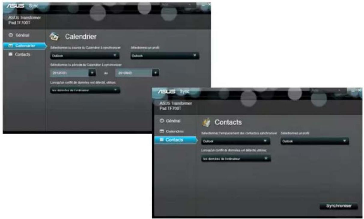 ASUS Transformer Pad TF0070 - Pour synchroniser le Transformer Pad avec votre ordinateur : - 3
