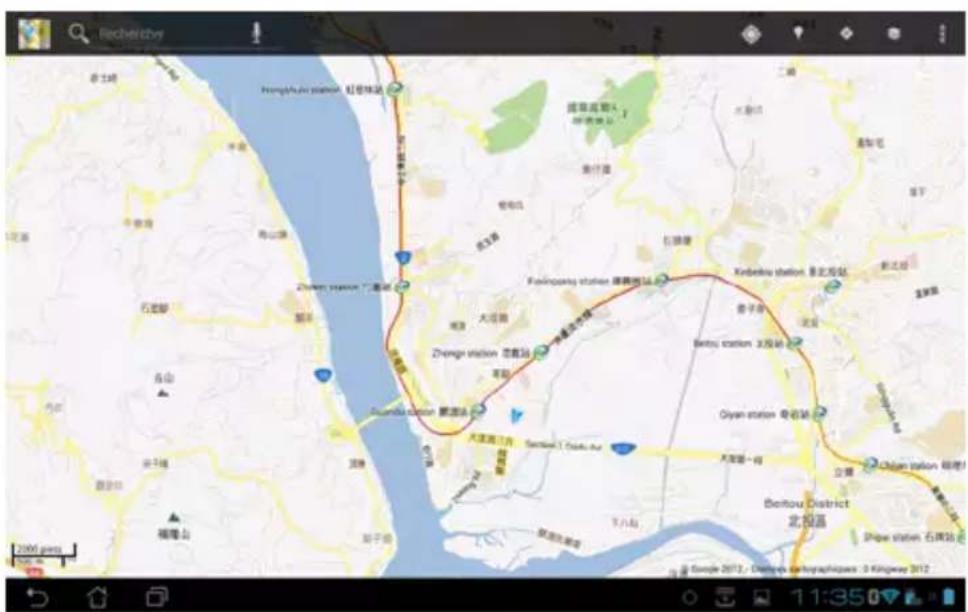ASUS Transformer Pad TF0070 - Google Maps - 1
