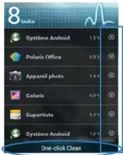 ASUS Transformer Pad TF0070 - Pour utiliser le gestionnaire des tâches : - 3