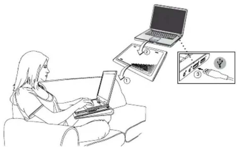 TARGUS AWE79EU - Targus Lap Chill Mini - 1