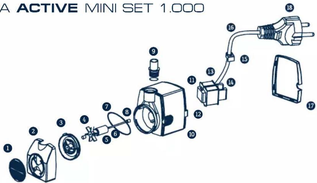 Fiap Aqua Active Mini set 3000 - AQUA ACTIVE MINI SET - 4