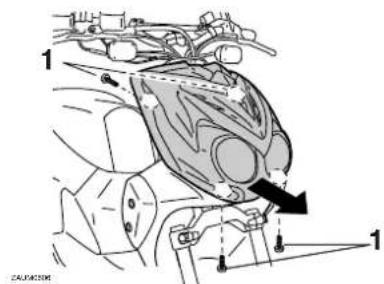 YAMAHA Slider 50 (2014) - Dépose et repose du cache et du carénage - 2