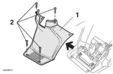 YAMAHA Slider 50 (2014) - Dépose du cache - 1