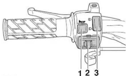 YAMAHA Slider 50 (2014) - Combinés de contacteurs - 1