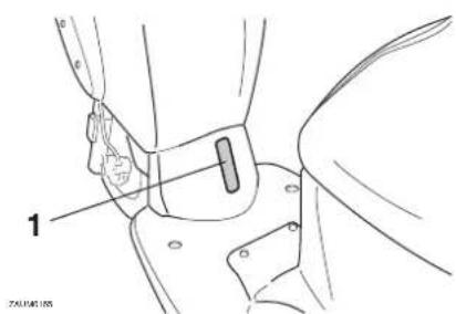 YAMAHA Slider 50 (2014) - Numero d'identification du vehicule - 1