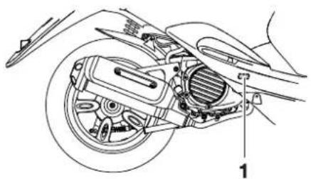 YAMAHA Neos50 (2014) - Numéro d'identification du vehicule - 1