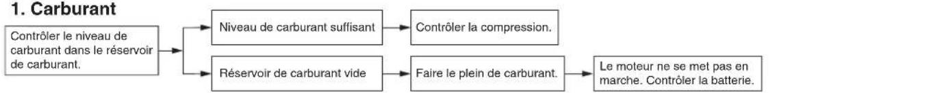YAMAHA Neos50 (2014) - Problèmes de démarrage ou mauvais rendement du moteur - 1