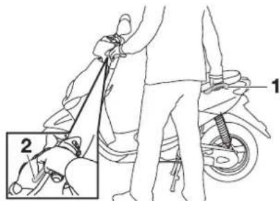 YAMAHA Neos50 (2014) - Demarrage - 1