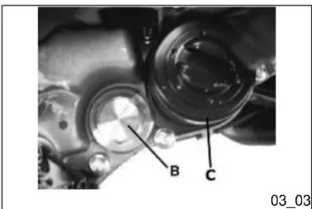 VESPA S 125 GT - Voyant de signalisation (pression d'huile insuffisante) - 1