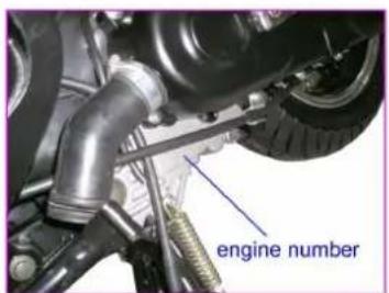 Baotian BT49QT20 - Position des numérios - 2