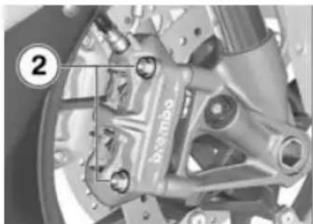 BMW S 1000 RR (2010) - フロントホイールを取り付ける - 6