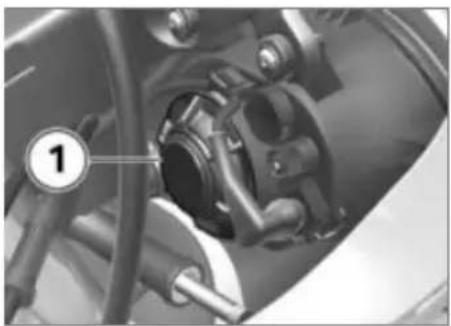 BMW S 1000 RR (2010) - 右ポジション / パーキングライトバルブを交換する - 1
