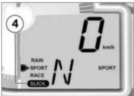 BMW S 1000 RR (2010) - 3走行モードを設定する - 3