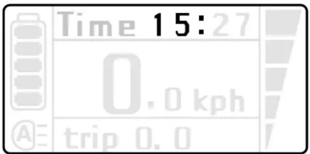 Batavus Monaco Ego - Uhrzeit einstellen - 1