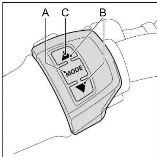 Batavus Monaco Ego - Functies sturbediening - 1